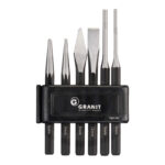 BLACK EDITION Beitel- en pendrijverset 6 delig