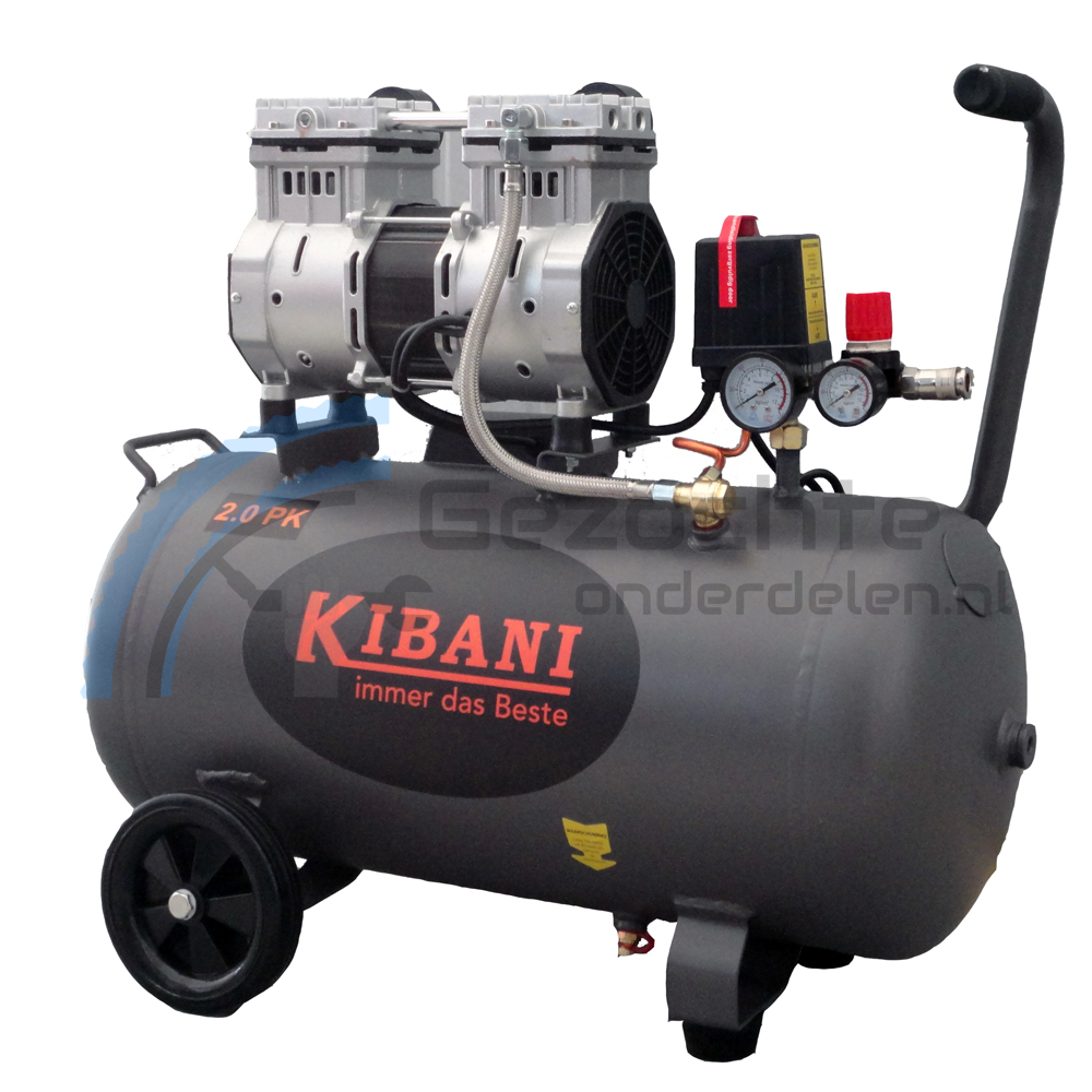 Verhoog jezelf ethiek kans Kibani STILLE compressor 50 liter Onderhoudsvrij! – Gezochteonderdelen