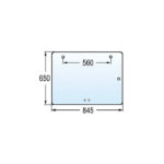 Achterruit Vlak - Getint - Groen