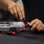 acculader X-Connect GC003 12V 60 cm rood/zwart