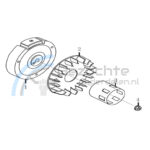 Starter poelie Kibani waterpomp 8.000 liter p/uur - Afbeelding 3