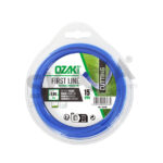 Vierkante nylondraad OZAKI - Lengte: 15 m, Ø: 2mm