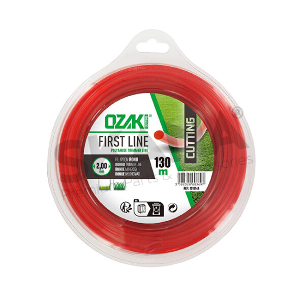 Ronde nylondraad OZAKI - Lengte: 130 m, Ø: 2 mm